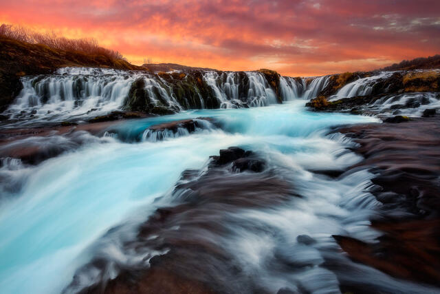 Emerald Cascades print