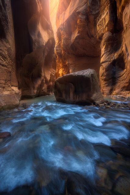 A World of Water and Stones print